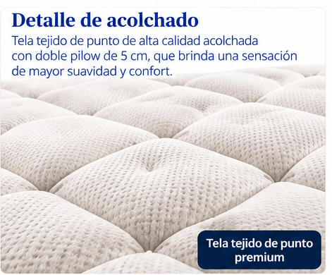 Colchón Soft Doble Pilow — Confortflex