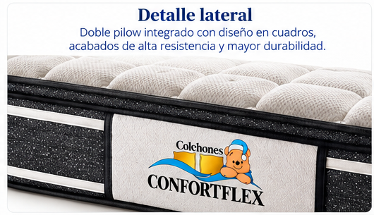 Colchón Soft Doble Pilow — Confortflex