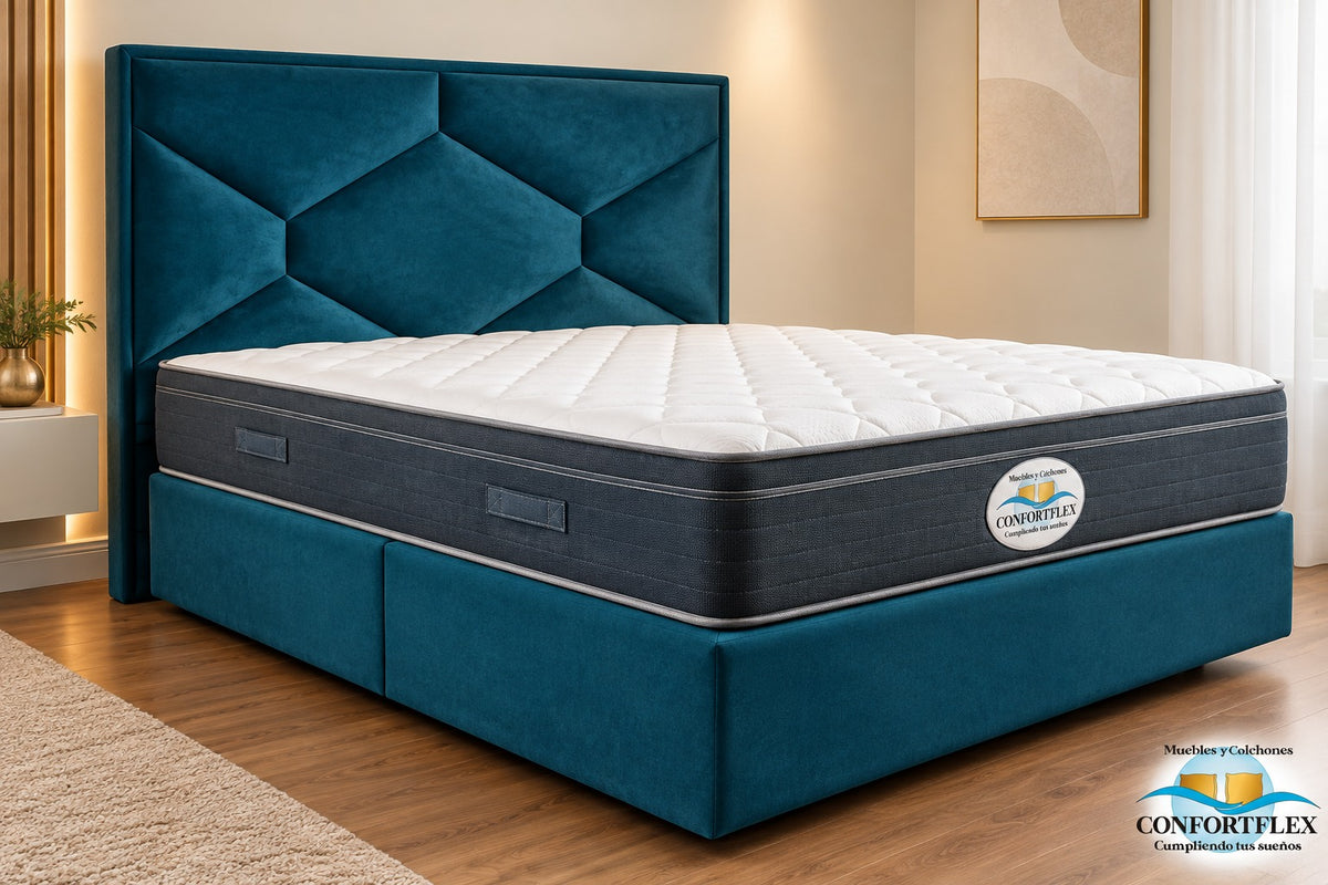 Cama Modelo Arcano — Colección Confort