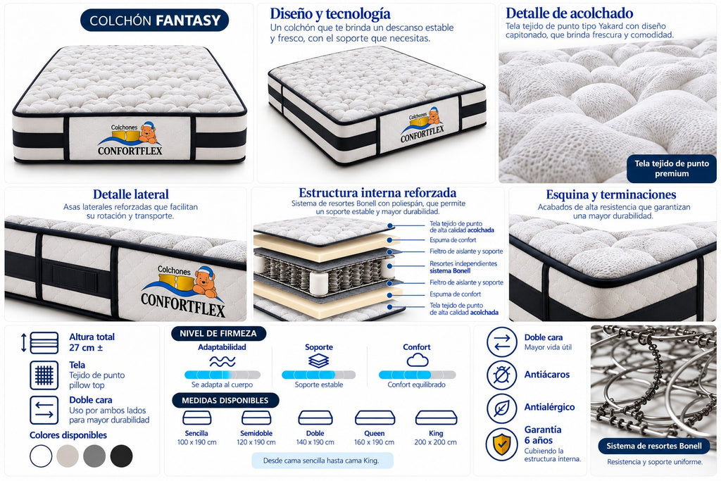 Colchón Fantasy — Confortflex