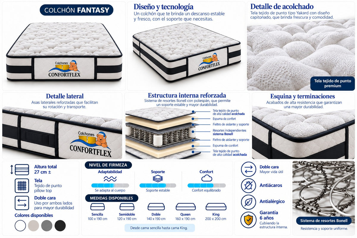 Colchón Fantasy — Confortflex