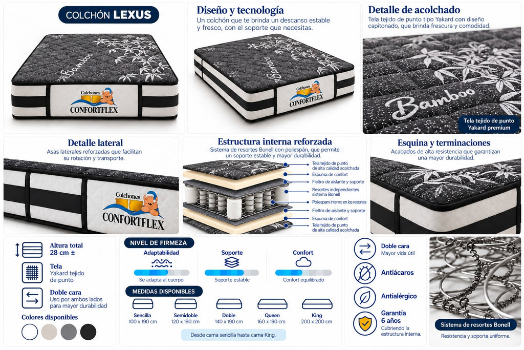 Colchón Lexus — Confortflex
