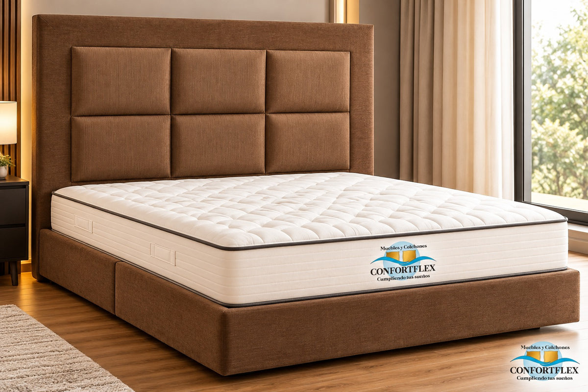 Cama Modelo Chocolatina — Colección Confort