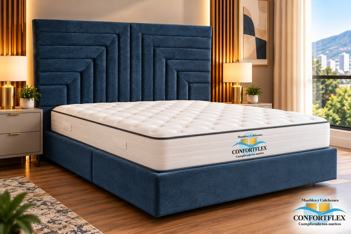 Cama Modelo Eclipse — Colección Confort