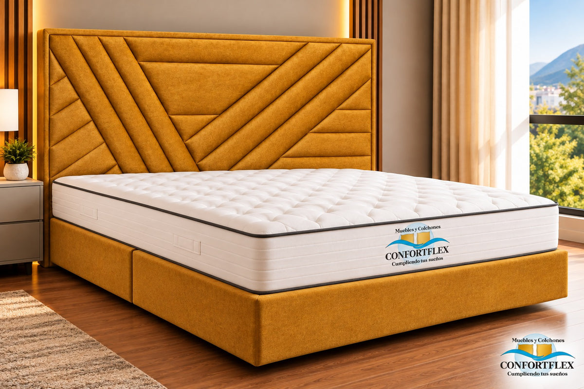 Cama Modelo Estelar — Colección Confort