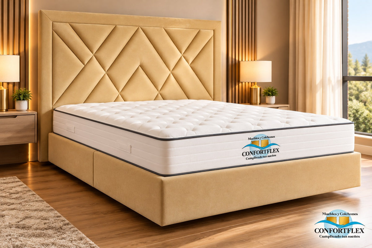 Cama Modelo Gold — Colección Confort