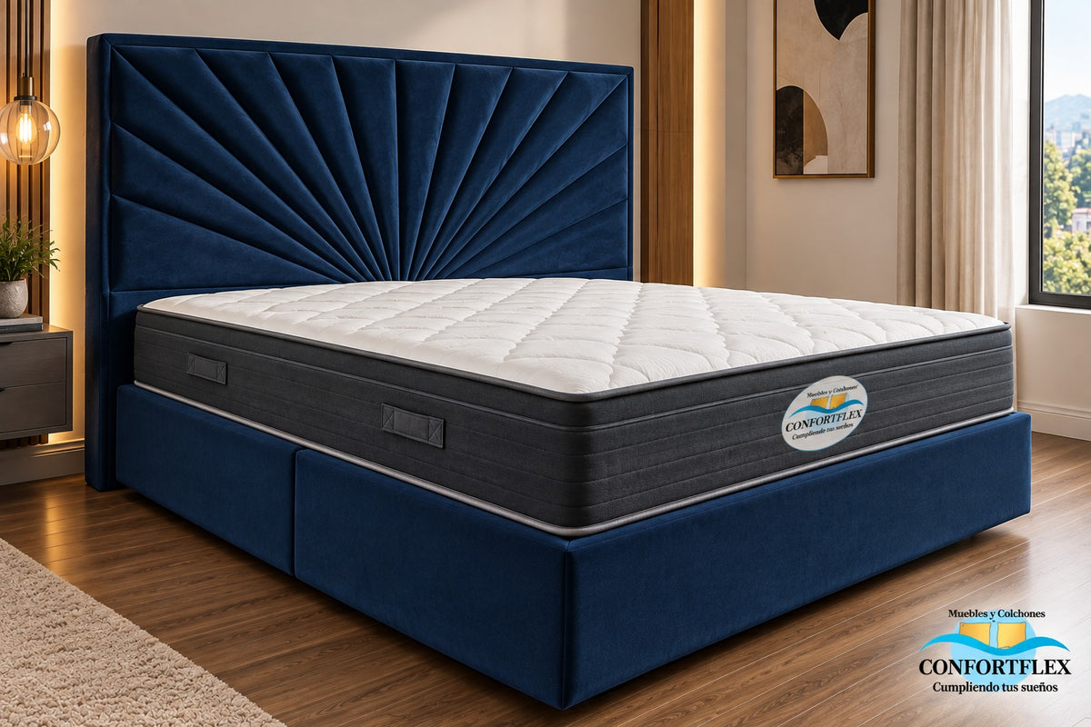 Cama Modelo Horizonte — Colección Confort