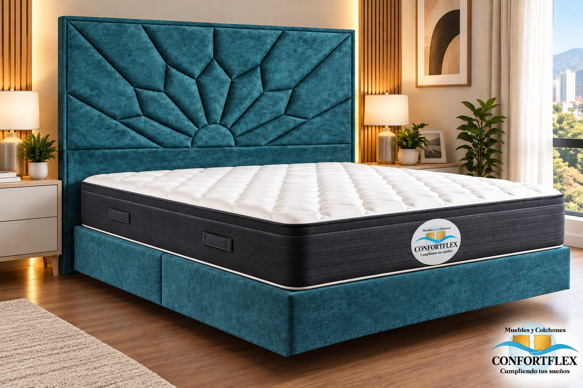 Cama Modelo Mandala — Colección Confort