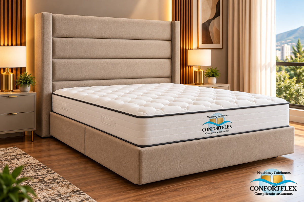 Cama Modelo Natura — Colección Confort
