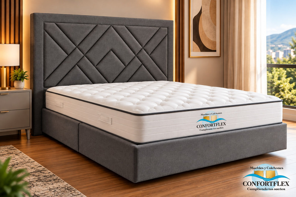 Cama Modelo Penta — Colección Confort