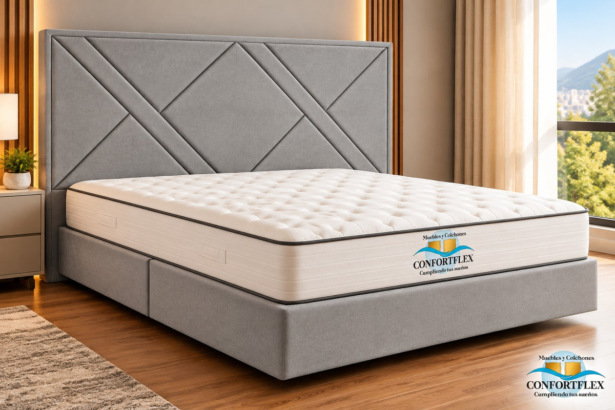 Cama Modelo Rombos — Colección Confort