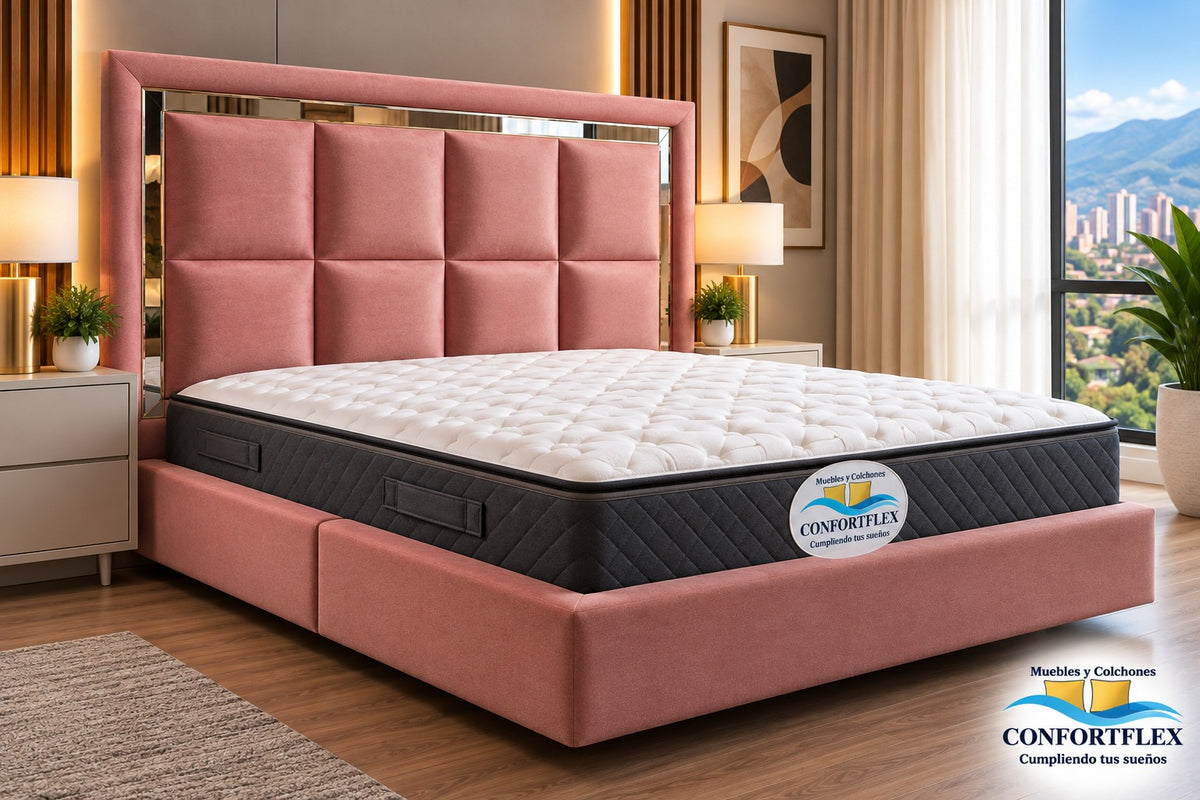 Cama Modelo Sirius — Colección Confort