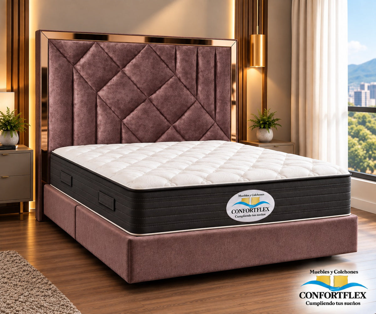 Cama Modelo Tulipán — Colección Confort