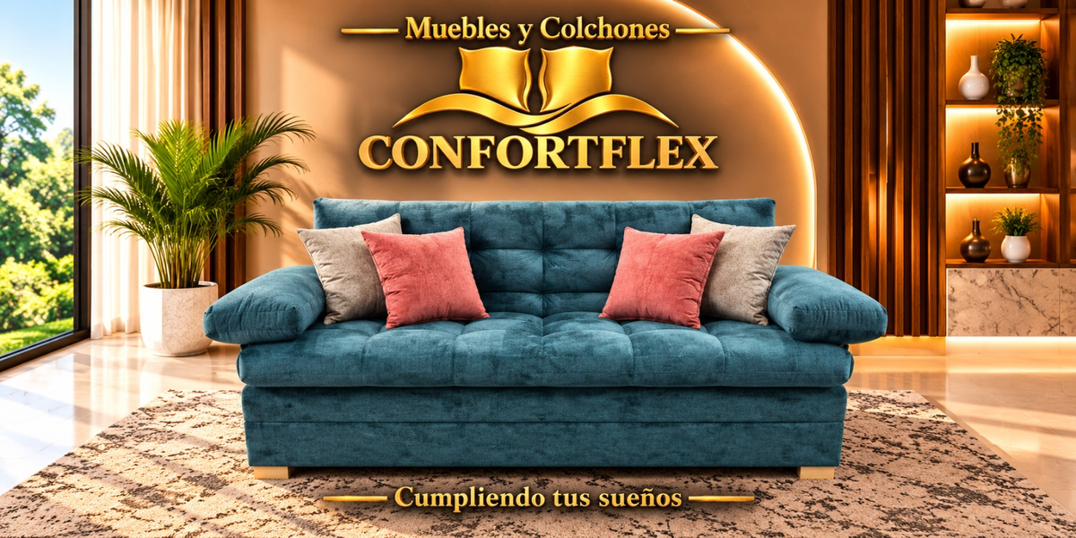 Sofá Click Tipo Libro con Baúl | Confortflex